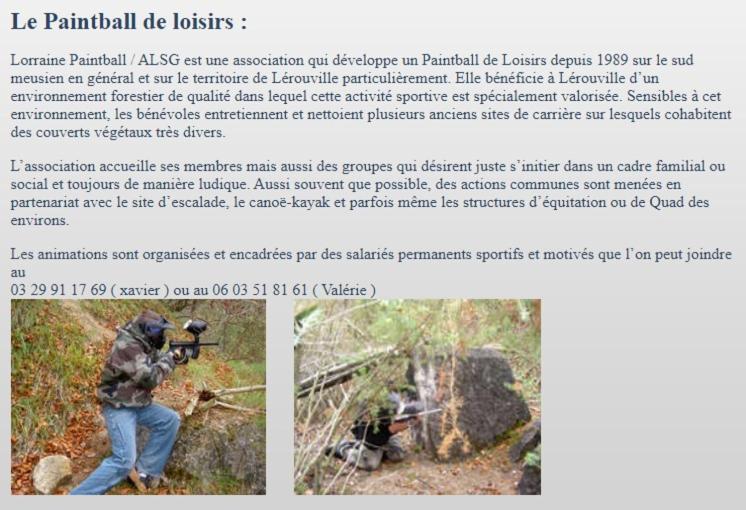 L'Oree Des Champs Lerouville Bagian luar foto